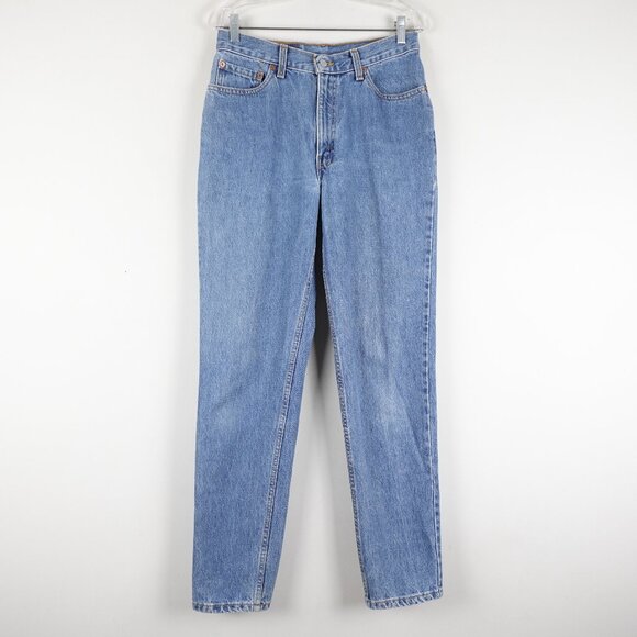 Vintage Levi's 512 Slim Fit Mom Jeans Women's 30x31 High Waist Made in Canada - Picture 1 of 12